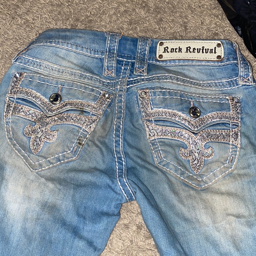 very cute rock revival bootcut jeans